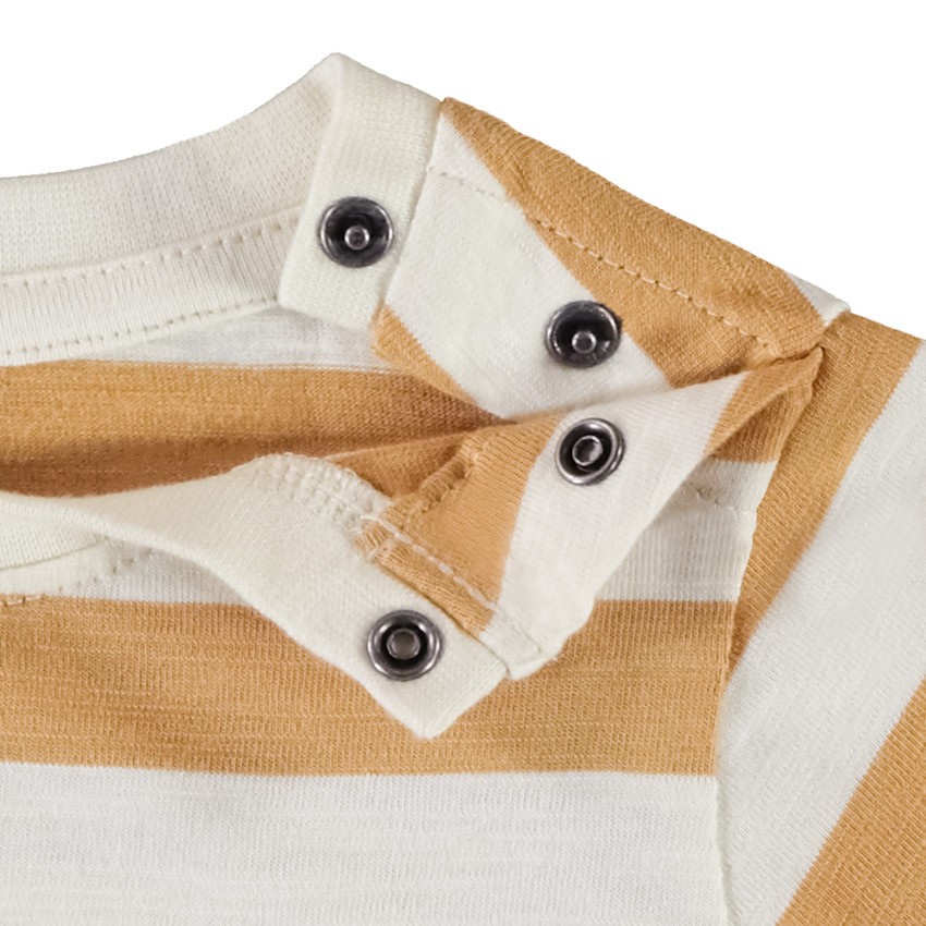 T-shirt manches courtes à rayures Mickey Disney pour bébé garçon  