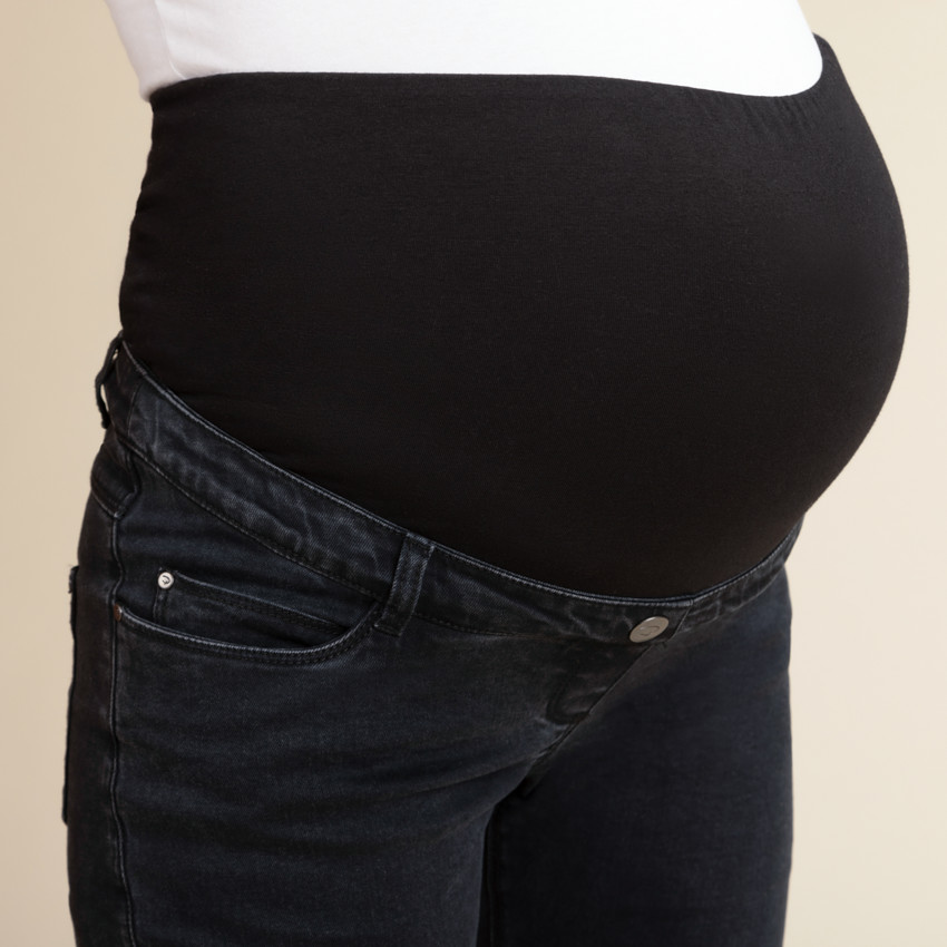 Τζιν flare εγκυμοσύνης με ζώνη ψηλής μέσης 