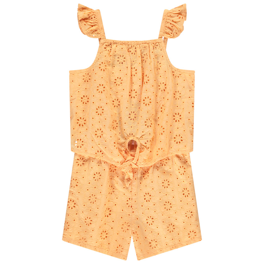 Συντομευμένη φόρμα από δαντέλα για κορίτσι 