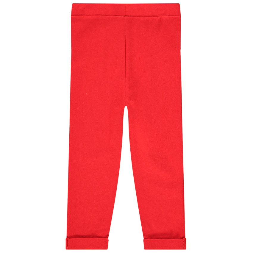 Legging uni pour bébé fille à boutons fantaisie 
