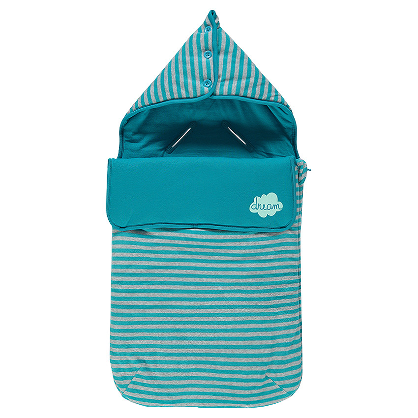 Υπνόσακος με γέμισμα από ριγέ ζέρσεϊ 