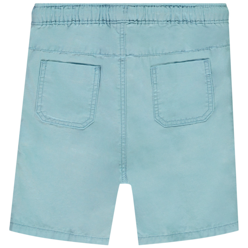 Βερμούδα μονόχρωμη υφασμάτινη για bebe αγόρι  Additional Βερμούδα μονόχρωμη υφασμάτινη για bebe αγόρι