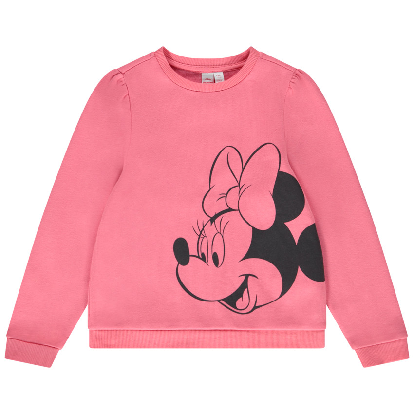 Φούτερ σε molleton print Minnie Disney για κορίτσι 