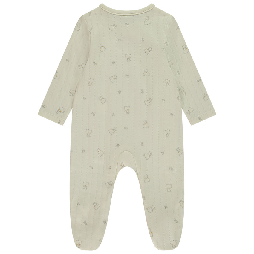 Κουβερτούλα από πλεκτό με σχέδιο αρκουδάκι για μωρό 