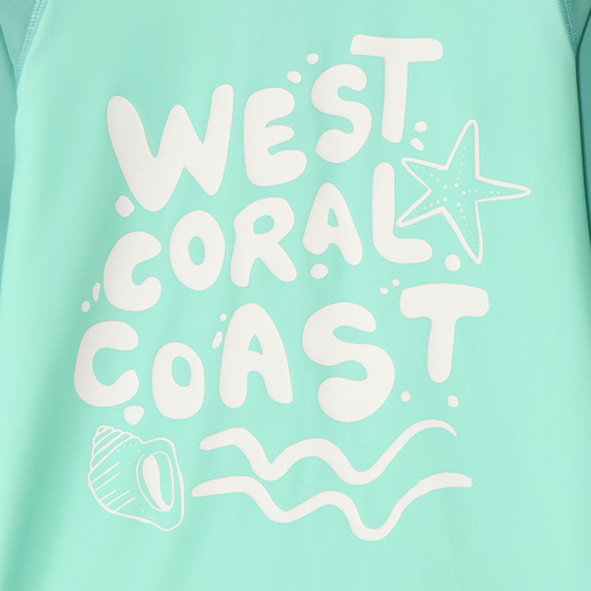 T-shirt à manches longues anti-UV avec imprimé fantaisie pour garçon 