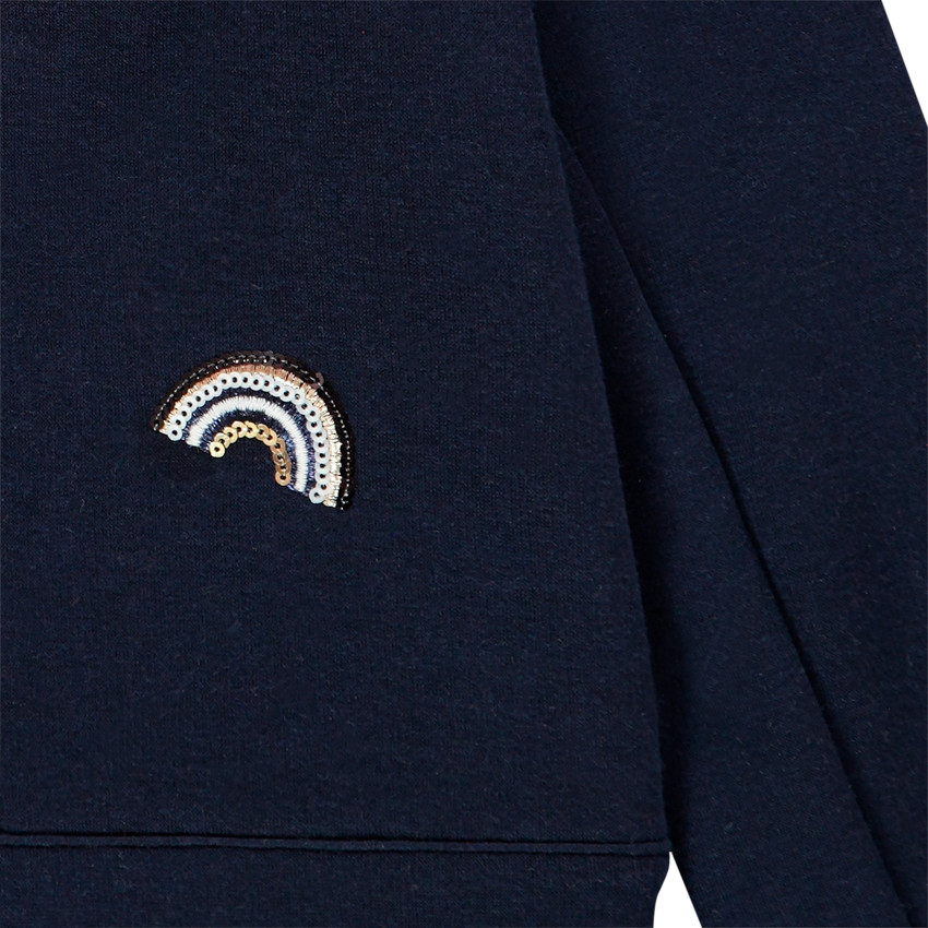 Perfecto μπλε marine με επένδυση sherpa για κορίτσι 