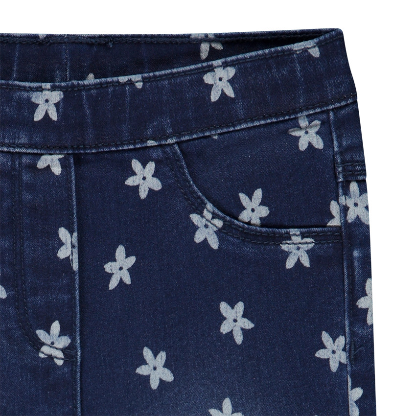 Jegging super stretch en twill imprimé fleurs pour bébé fille  Additional Jegging super stretch en twill imprimé fleurs pour bébé fille