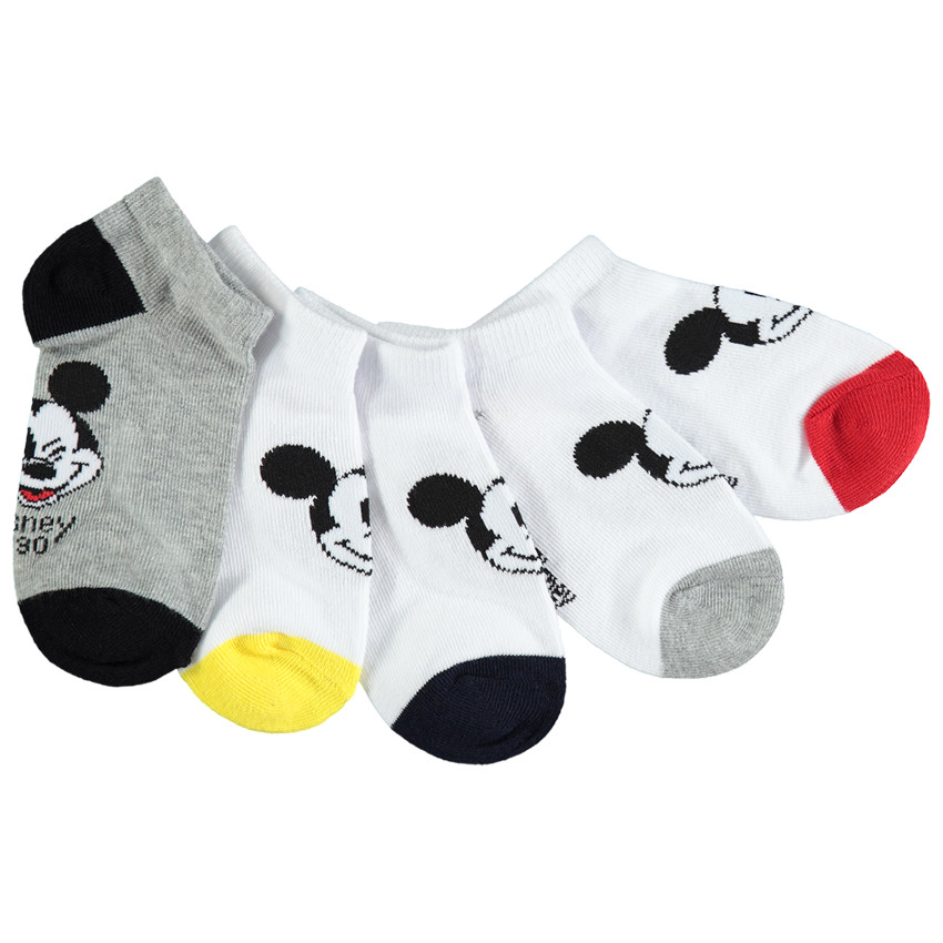 Σετ από 5 ζευγάρια κάλτσες κοντές με σχέδιο Mickey Disney  Additional Σετ από 5 ζευγάρια κάλτσες κοντές με σχέδιο Mickey Disney