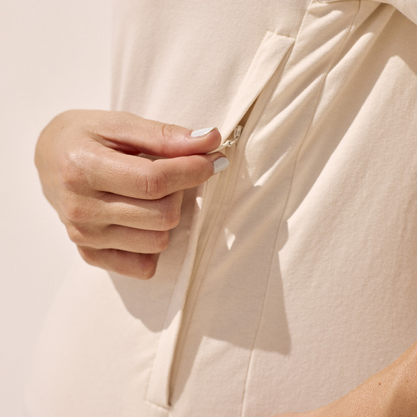 Κοντομάνικο μπλουζάκι θηλασμού με print 