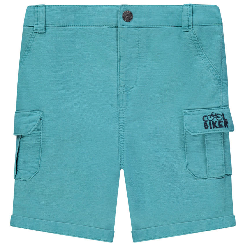 Βερμούδα cargo μπλε υφασμάτινο 