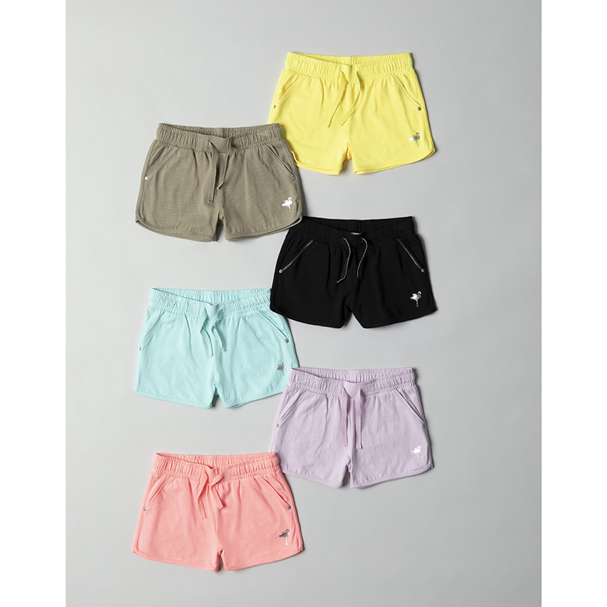 Σορτς σπορ με φαντεζί σχέδιο για bebe κορίτσι 