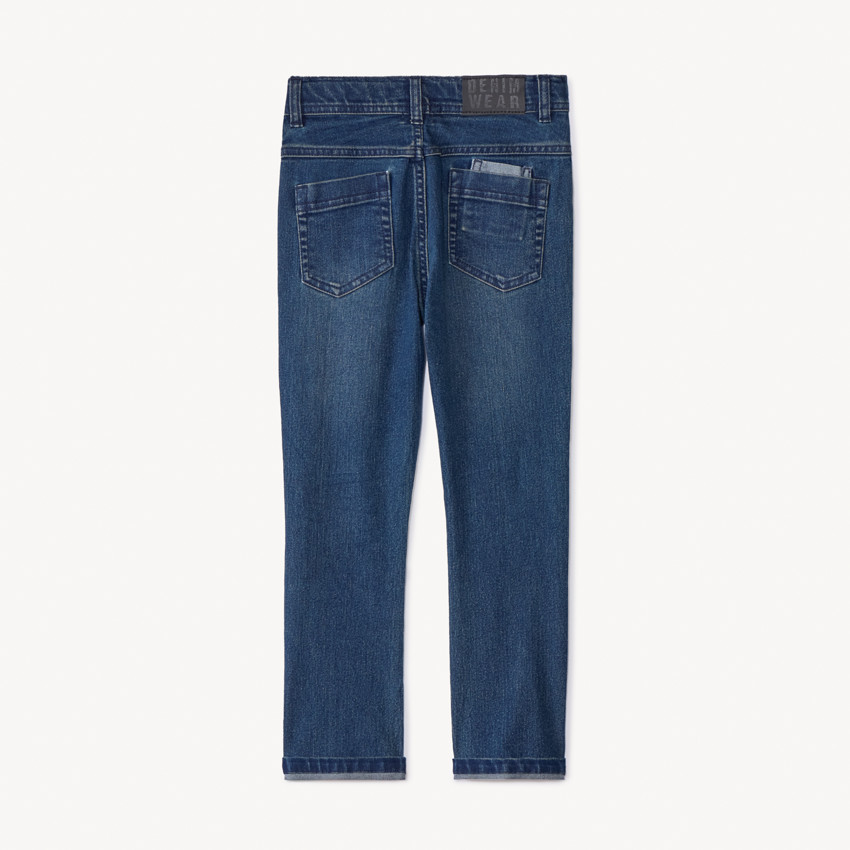 Τζιν σλιμ με εφέ ξεθωριασμένου για αγόρι 