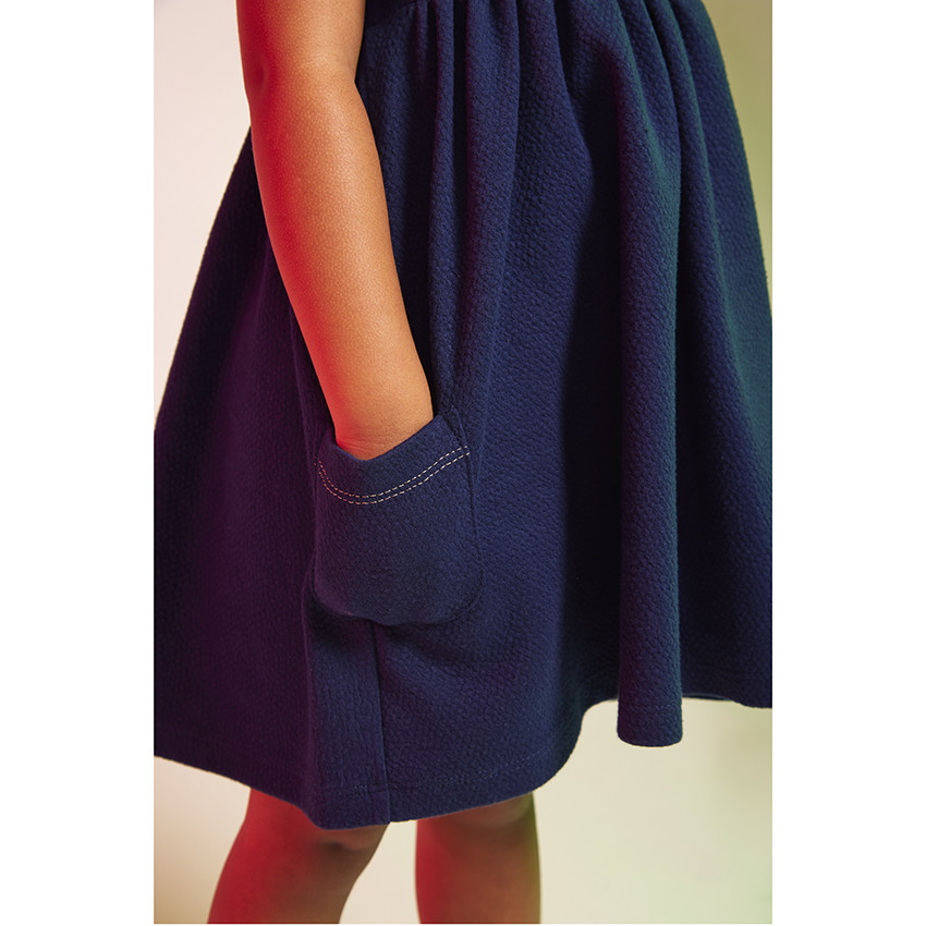 Φόρεμα αμάνικο από πλεκτό με κεντήματα για μωρό κορίτσι  Additional Φόρεμα αμάνικο από πλεκτό με κεντήματα για μωρό κορίτσι