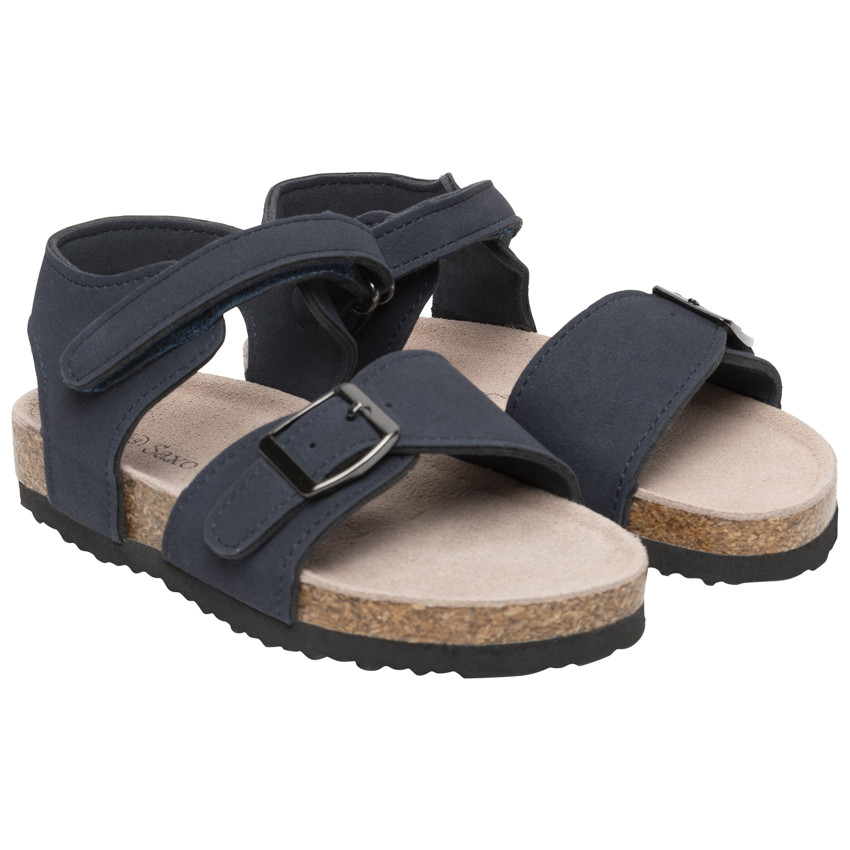 Sandales velcro et boucle bleu marine pour garçon  Additional Sandales velcro et boucle bleu marine pour garçon