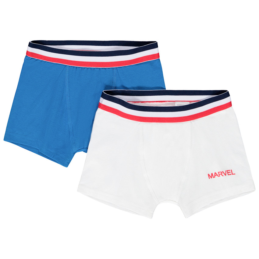Σετ από 2 boxers βαμβακερά με σχέδια Marvel για αγόρι  Additional Σετ από 2 boxers βαμβακερά με σχέδια Marvel για αγόρι