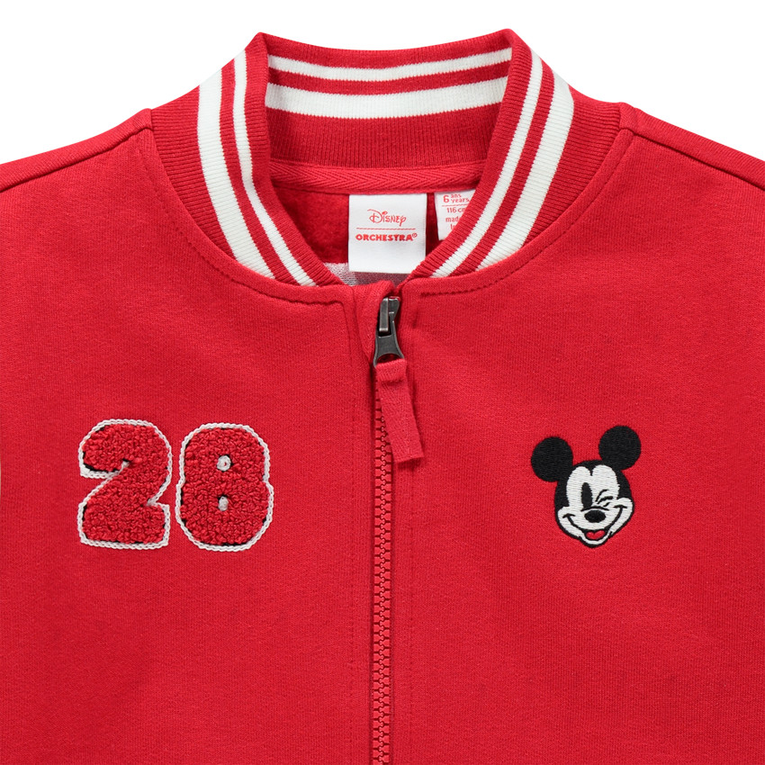 Gilet en molleton style teddy à motifs Mickey Disney 