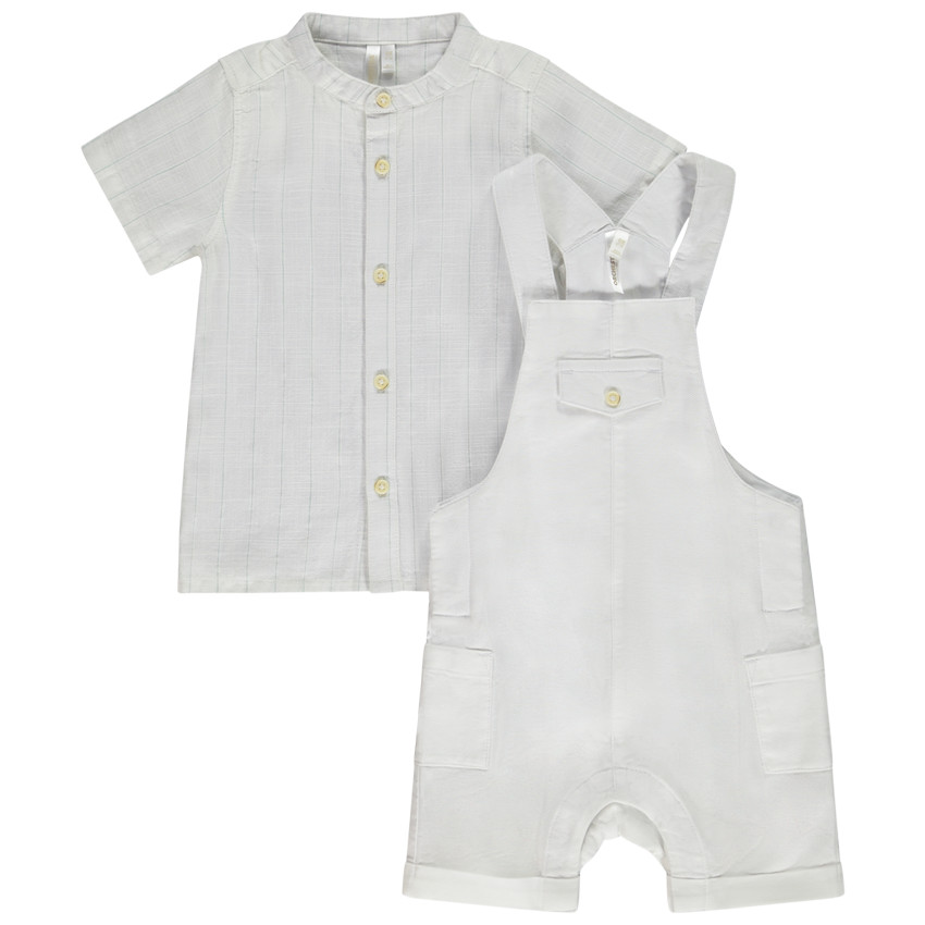 Γιορτινό σετ 2 τμχ. με σαλοπέτα για μωρό αγόρι 