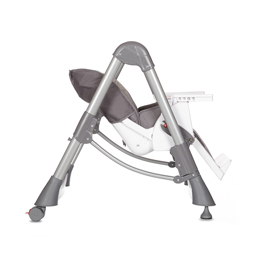 Καρέκλα φαγητού metal ανθρακί 