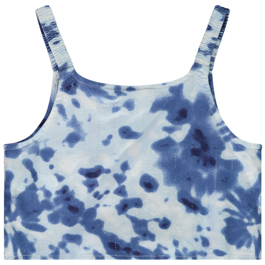 Τοπ με τιράντες από πλεκτό με εφέ tie & dye για κορίτσι  Additional Τοπ με τιράντες από πλεκτό με εφέ tie & dye για κορίτσι