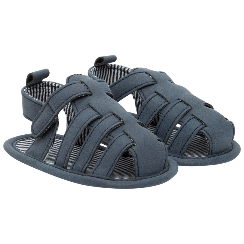 Σανδάλια με velcro και ριγέ φόδρα για bebe αγόρι  Additional Σανδάλια με velcro και ριγέ φόδρα για bebe αγόρι