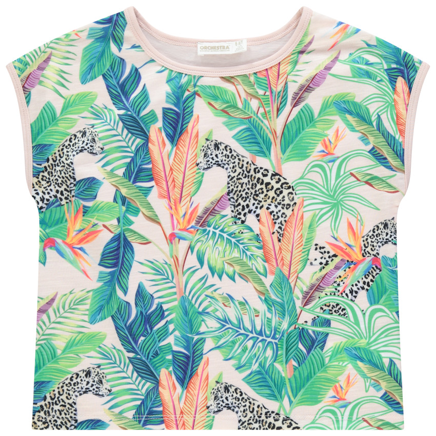 T-shirt κοντομάνικο με sublimation floral 