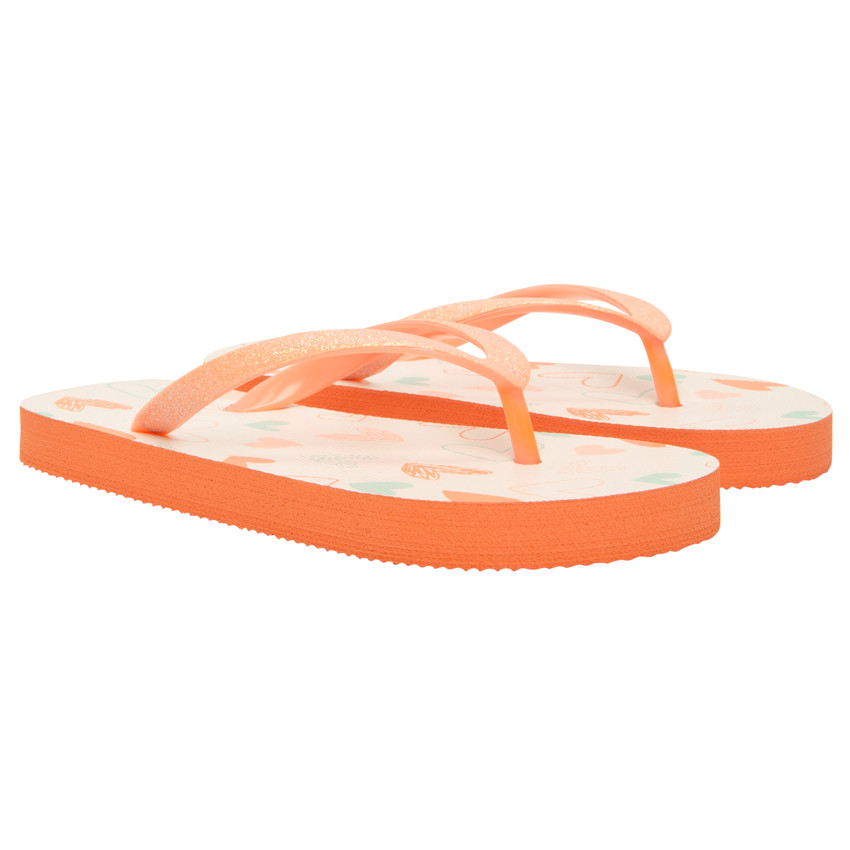 Σαγιονάρες με glitter print καρδιές για κορίτσι με λουράκι ανάλογα με την ηλικία 