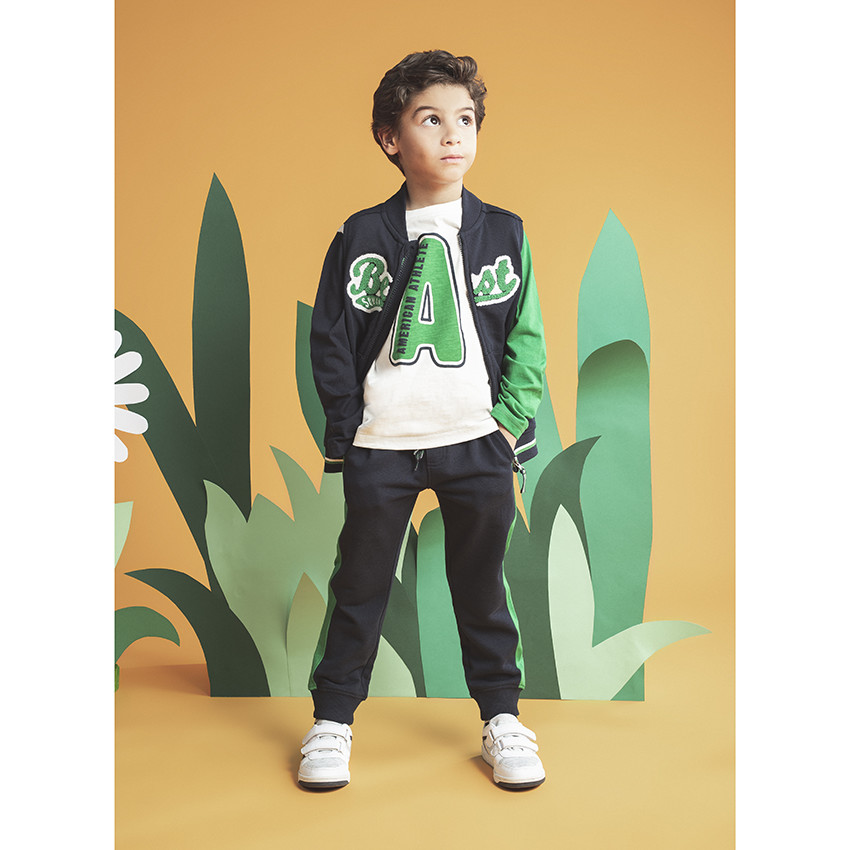 Φόρμα 3 τεμαχίων με μπουκλέ φράση 