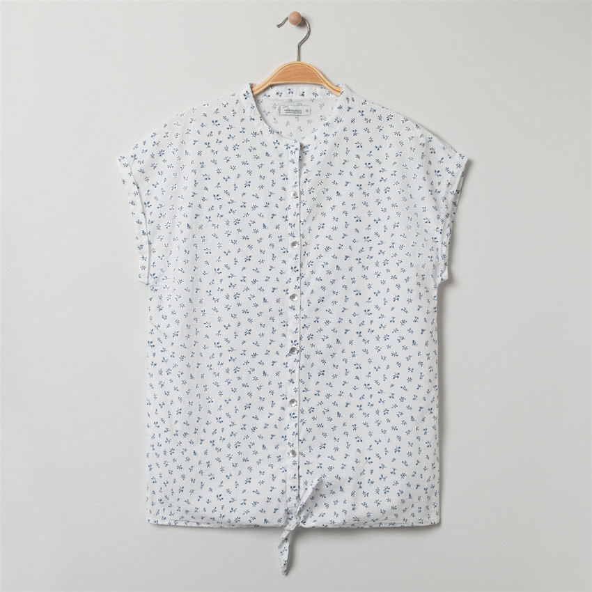 Πουκάμισο αμάνικο εγκυμοσύνης με σχέδιο floral 