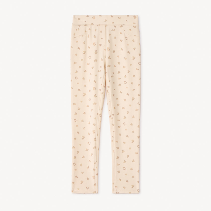 Jegging molleton imprimé pour fille 