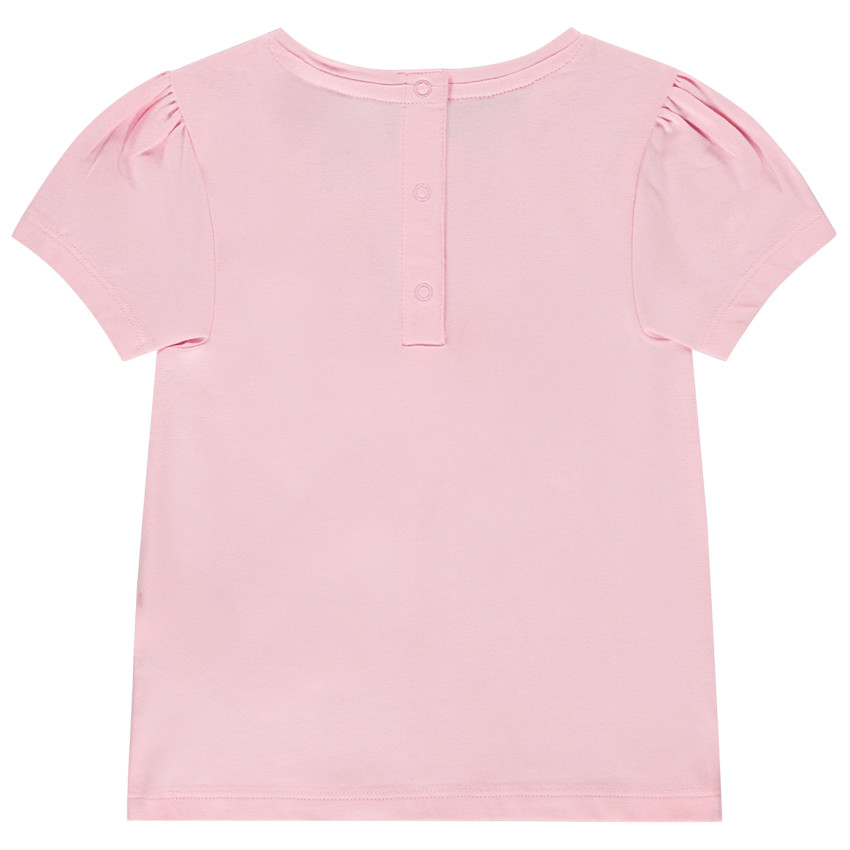 T-shirt κοντομάνικο με λουλούδια 3D για bebe κορίτσι 