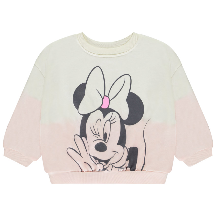 Φούτερ από φλις Minnie Disney με εφέ Tie and Dye για κορίτσι 