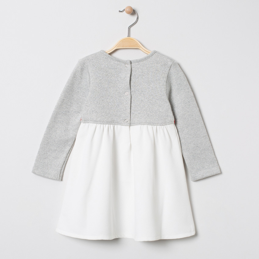 Robe manches longues en maille motif esprit Noël 