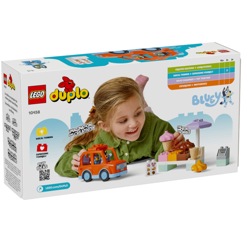 Duplo Bluey Ice Cream Trip With Bluey (10458) LEGO®  