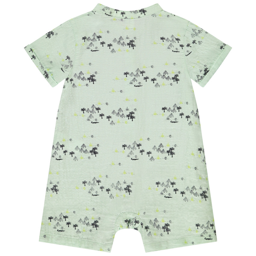 Σαλοπέτα κοντή με σχέδιο σαβάνας για μωρό αγόρι 