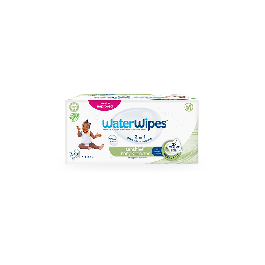 Άοσμα Μωρομάντηλα με 99,9% Νερό Soapberry 540 Τεμάχια (9x60 Wipes) 