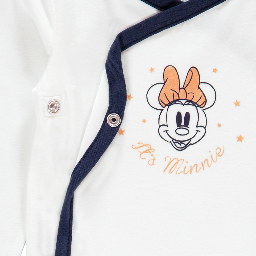 Σετ από 3 bodies με οργανικό βαμβάκι με σχέδιο Minnie Disney  Additional Σετ από 3 bodies με οργανικό βαμβάκι με σχέδιο Minnie Disney