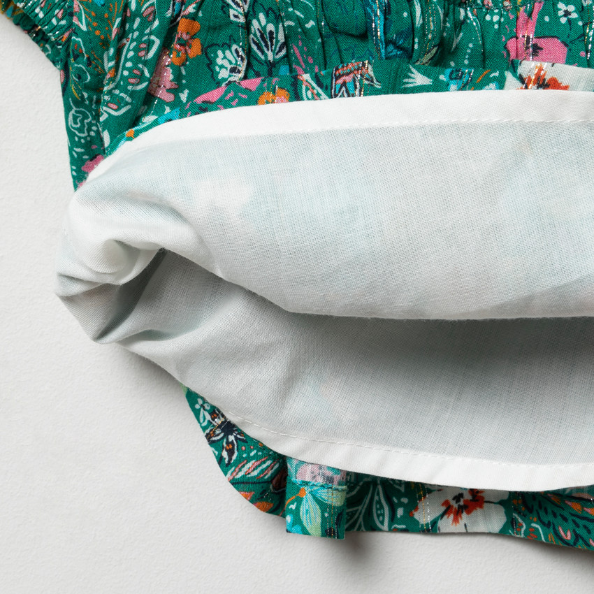 Φόρεμα μακρυμάνικο με λουλούδια για κόριτσι 