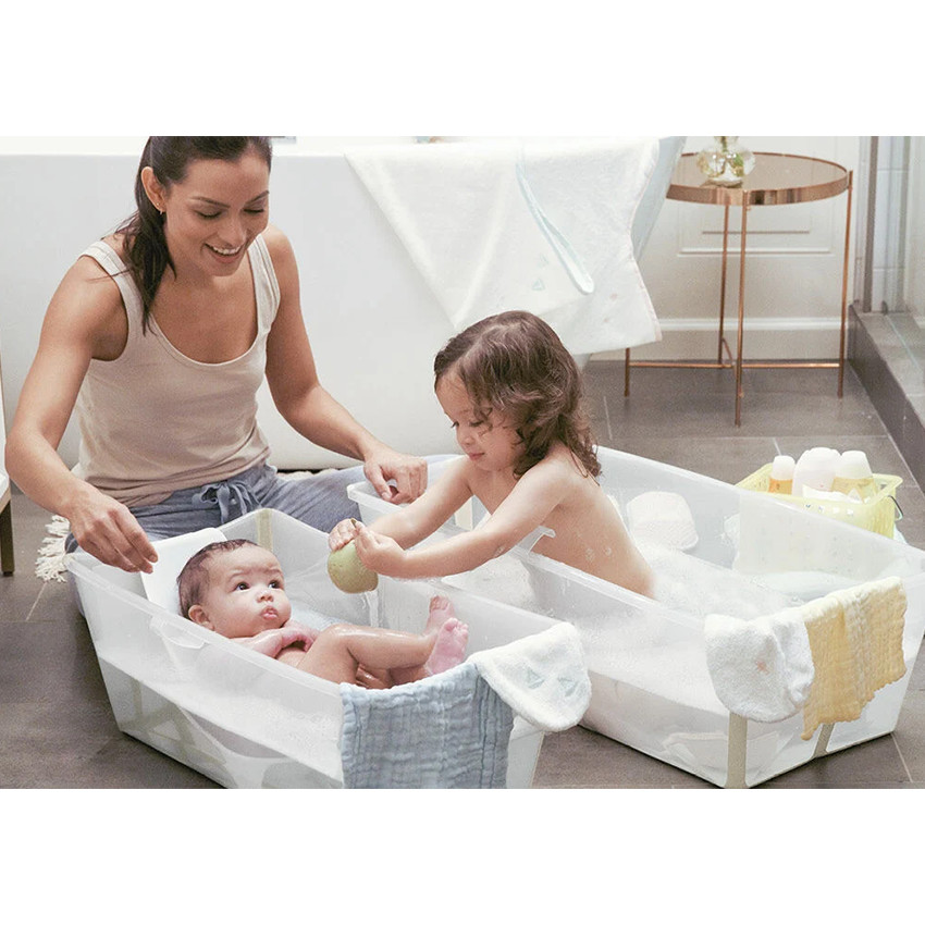 Αναδιπλούμενη μπανιέρα Flexi Bath X-Large λευκή Stokke 