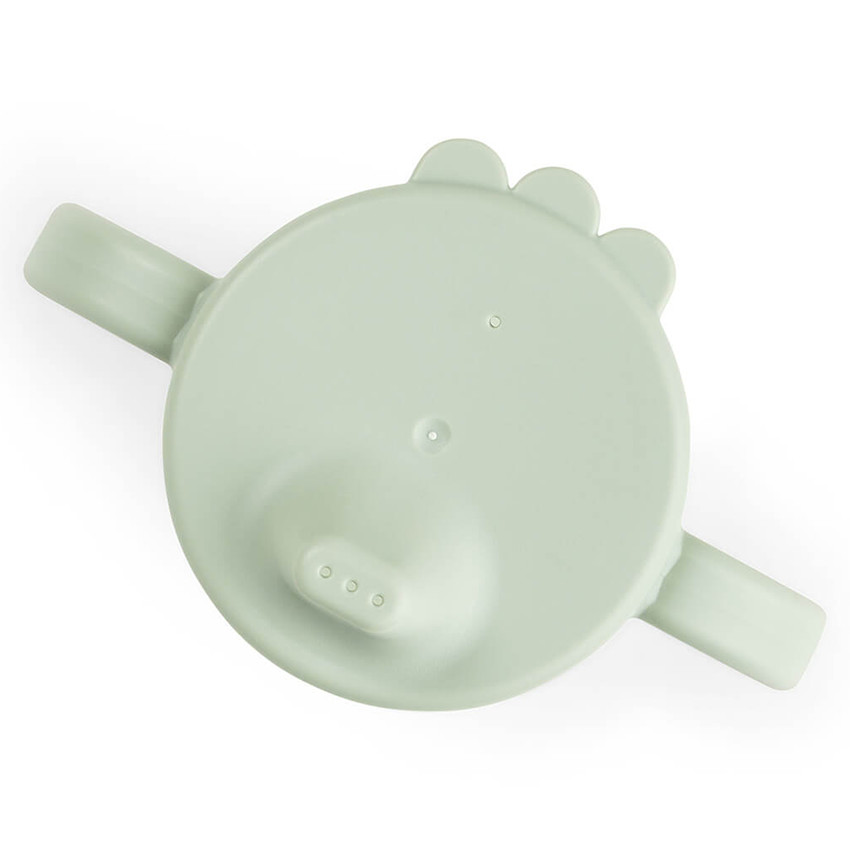 Εκπαιδευτικό Ποτήρι Με Στόμιο Και Λαβές Tiny Farm Green 260 ml 
