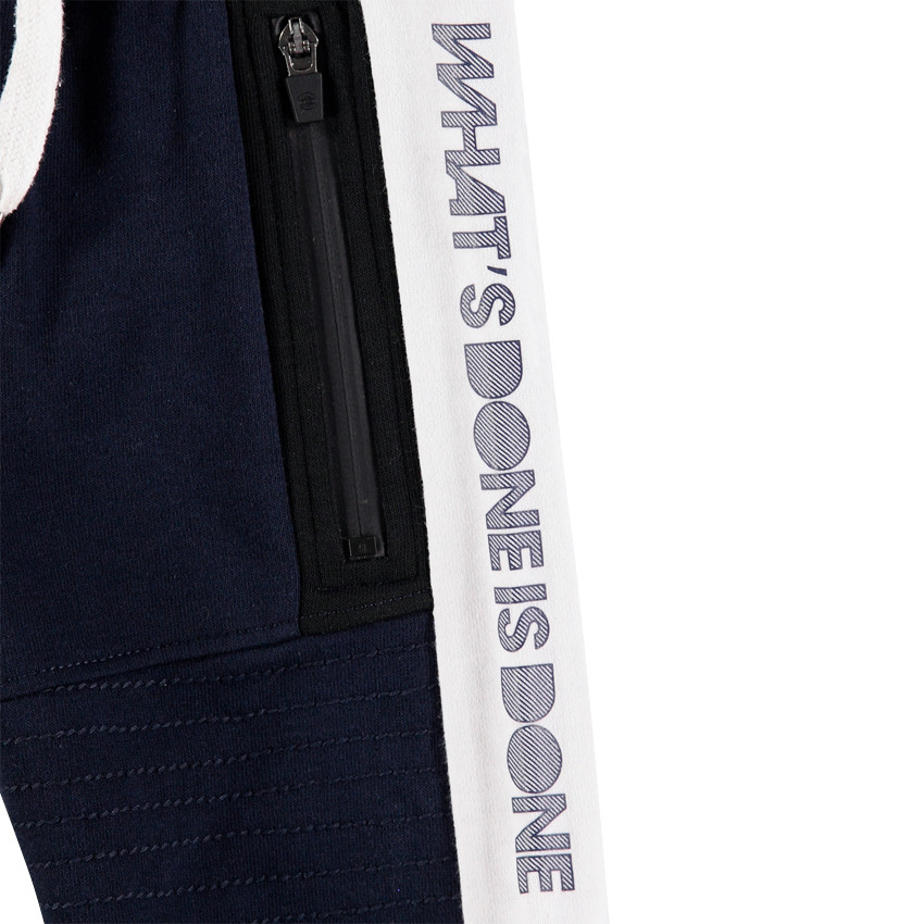 Βερμούδα από φανέλα με φερμουάρ στις τσέπες 