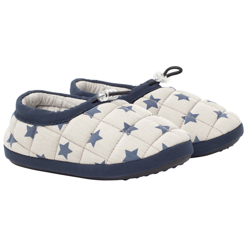 Chaussons bas élastiqués effet matelassé et imprimé étoiles all-over pour garçon 