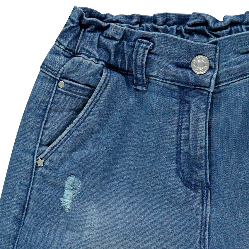 Jean φαρδιά γραμμή effet used 