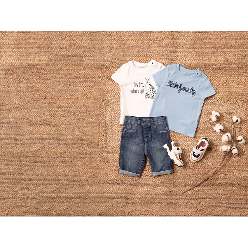 T-shirt manches courtes en coton pour bébé garçon 