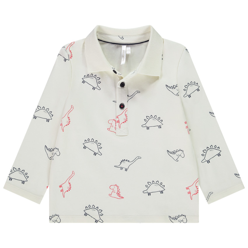 Πολυάρι μακρυμάνικο με σχέδιο δεινοσαύρων για μωρό αγόρι 