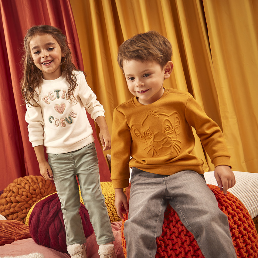 "Φούτερ με ανάγλυφο σχέδιο Simba Disney για μωρό αγόρι" 