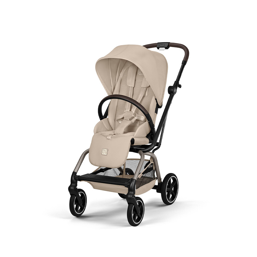 Καροτσάκι με περιστρεφόμενο κάθισμα Eezy S Twist+ 2 - Almond Beige 