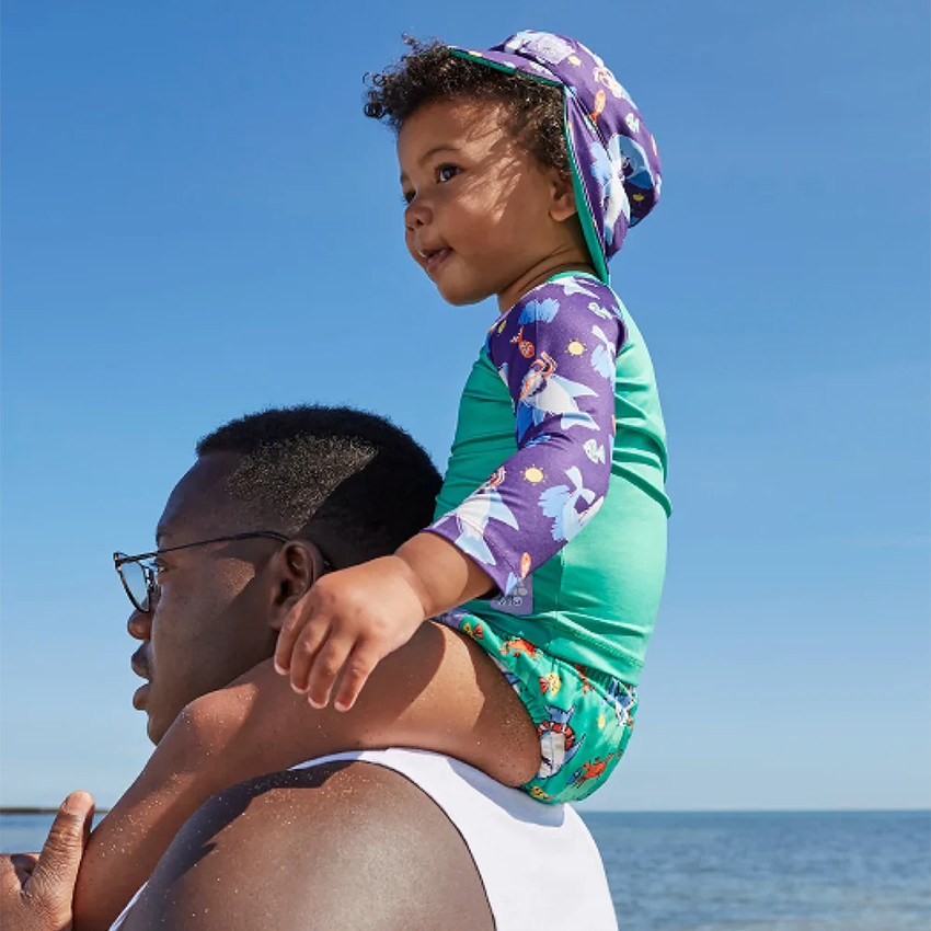 Couche de bain lavable révolutionnaire Fun 1-2 ans 