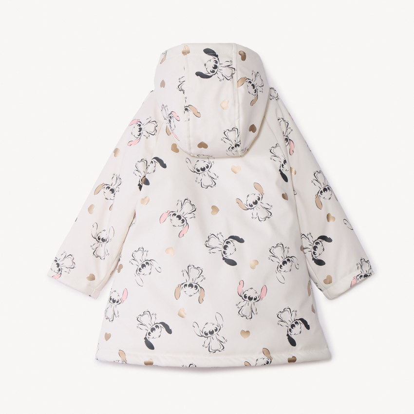 Parka gomme Stitch Disney pour bébé fille 