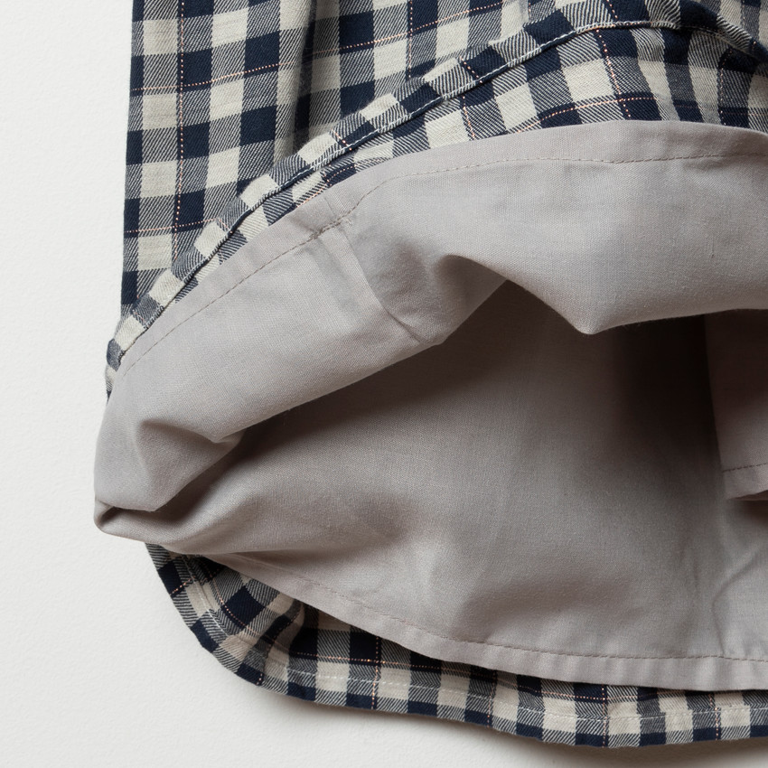 Φόρεμα Εγκυμοσύνης κοντομάνικο καρό vichy 