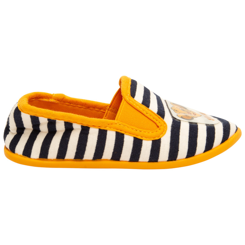 Γαλάζια παντόφλες με ρίγες patch Simba Disney για αγόρι 